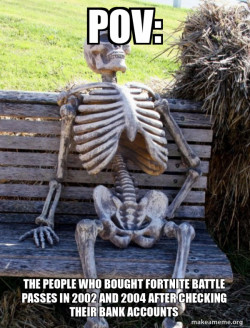 Waiting Skeleton