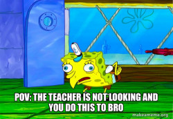 Mocking SpongeBob