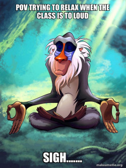 Rafiki Meditating - Lion King