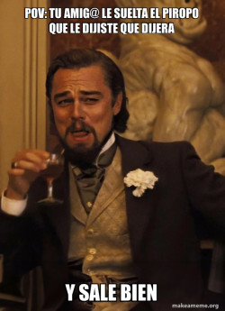 Leonardo DiCaprio Laughing Django