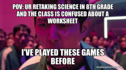 I've Played These Games Before