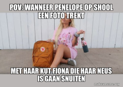 penelope op school