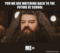 Hagrid - I should not have said that