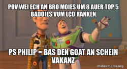 Buzz and Woody (Toy Story) Meme