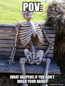 Waiting Skeleton