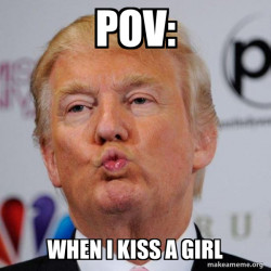 Donald Trump Kissing