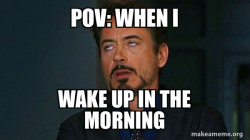 Tony Stark Eye Roll