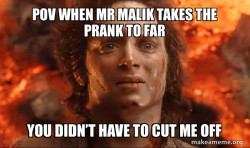 Frodo it's over it's done