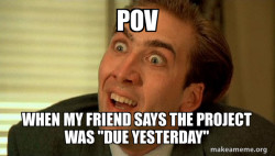 Sarcastic Nicholas Cage