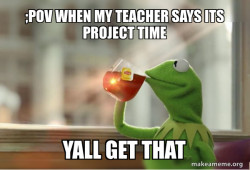 Kermit Drinking Tea