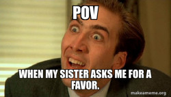 Sarcastic Nicholas Cage