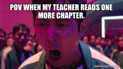 I dont wanna read no more