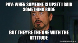 Tony Stark Eye Roll