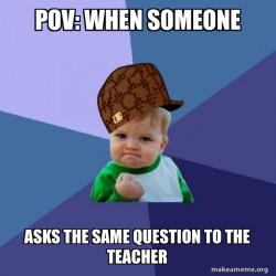 Scumbag Success Kid