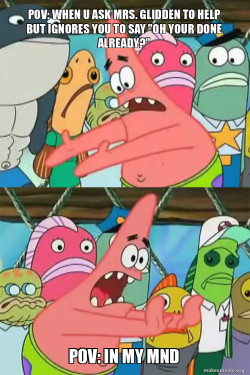 Push It Somewhere Else Patrick