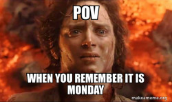 Frodo it's over it's done