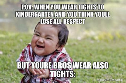 Evil, scheming toddler