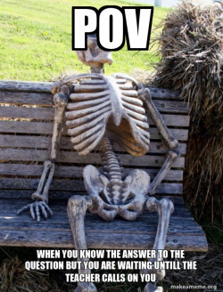 Waiting Skeleton