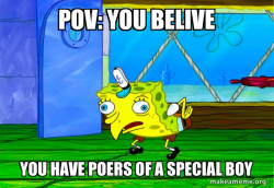 Mocking SpongeBob