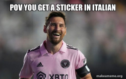 Happy Messi
