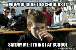 Lazy Elementary School Kid
