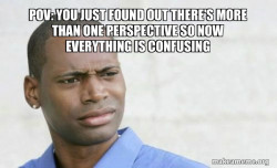 Confused Black Man