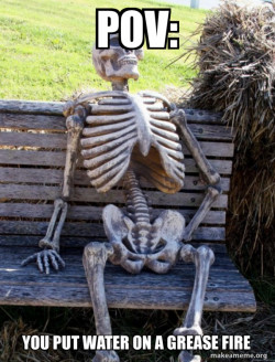 Waiting Skeleton