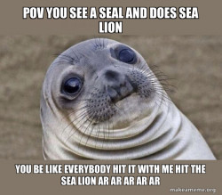 Squeamish Seal