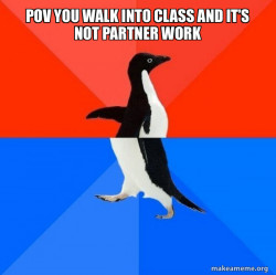 Socially Awesome Awkward Penguin