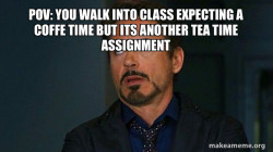 Tony Stark Eye Roll