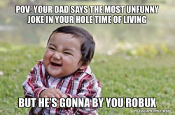 Evil, scheming toddler