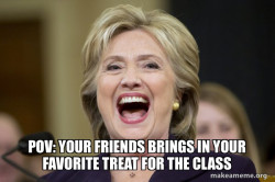 Hillary Clinton Laughs