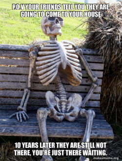 Waiting Skeleton