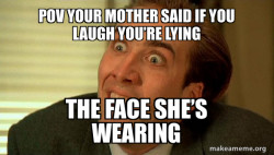 Sarcastic Nicholas Cage