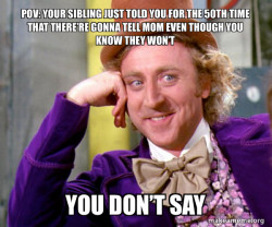 Willy Wonka Sarcasm Meme