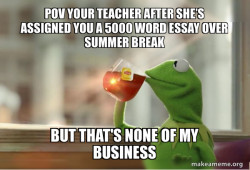 Kermit Drinking Tea