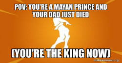 Orange Justice after becoming king