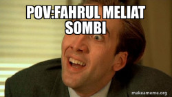 Sarcastic Nicholas Cage