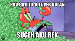 Mr Krabs Money