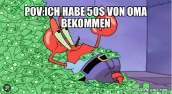 Mr Krabs Money