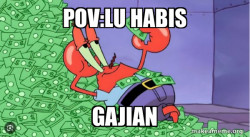 Mr Krabs Money