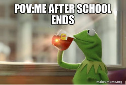 Kermit Drinking Tea