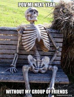 Waiting Skeleton