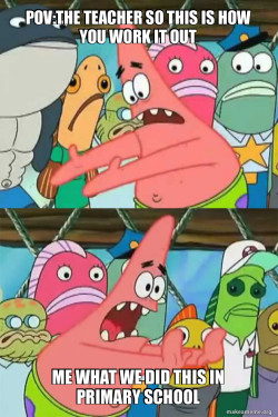 Push It Somewhere Else Patrick