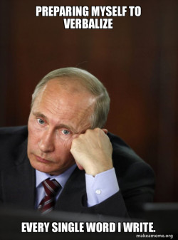 Contemplative Putin