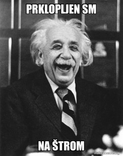 Laughing Albert Einstein