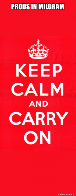 Keep Calm and Carry On