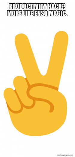 Peace Sign Emoji