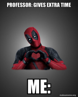 Deadpool Heart Hands