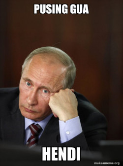 Contemplative Putin